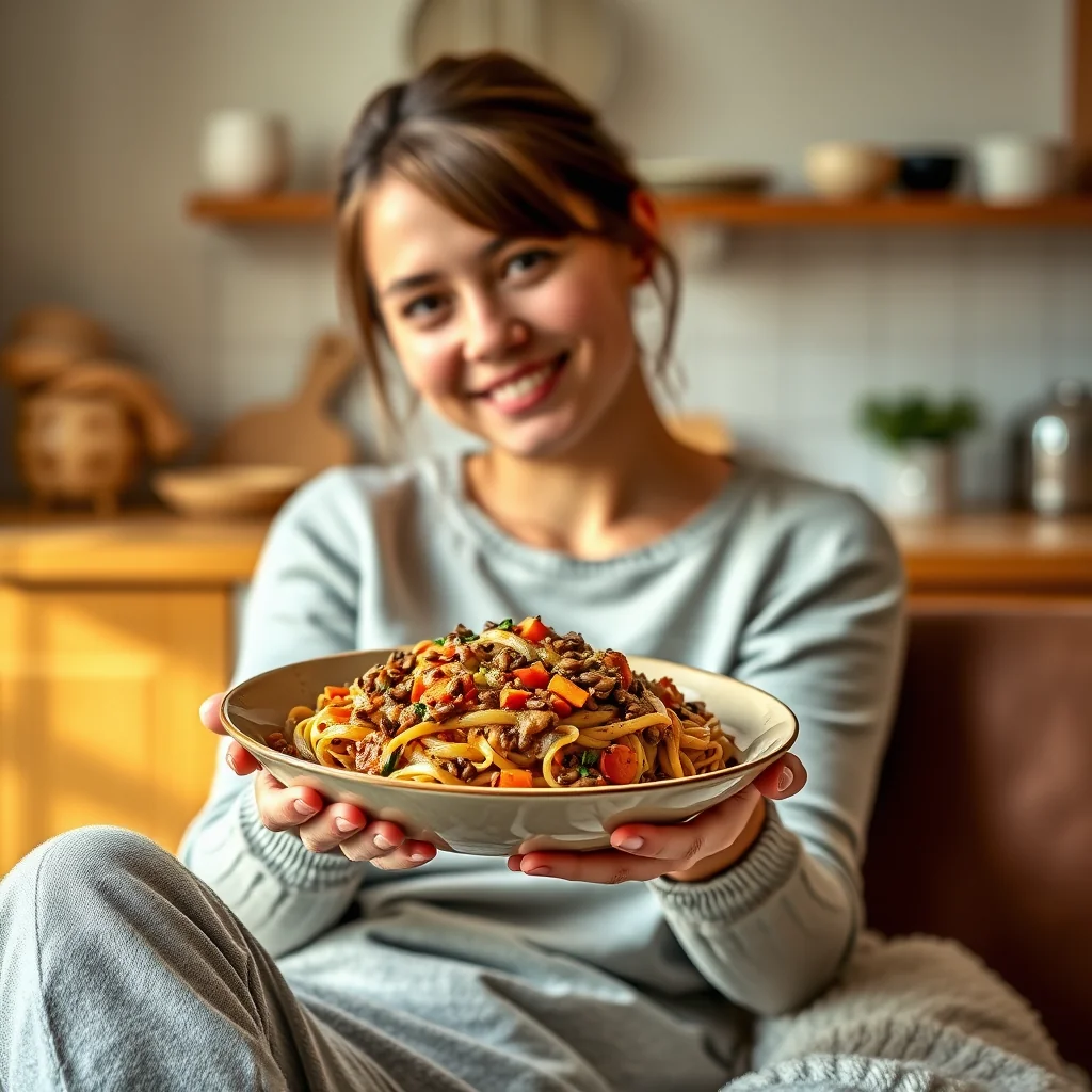 A Hug in a Bowl: The Ultimate Rustic Lentil Pasta – vegetarian recipe