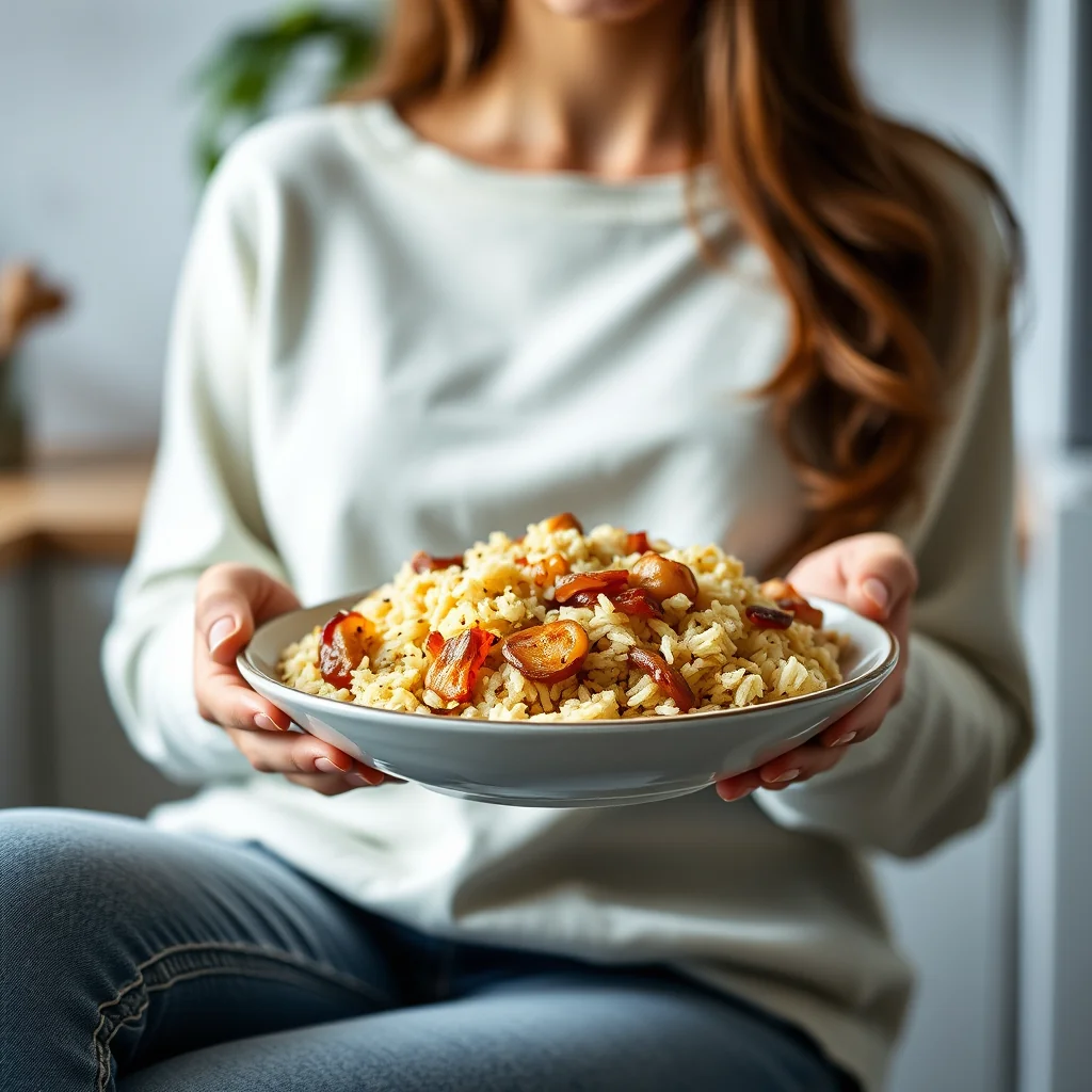 The Ultimate Comfort Side Dish: Rice Cooked in Onions (Soubi – vegetarian recipe