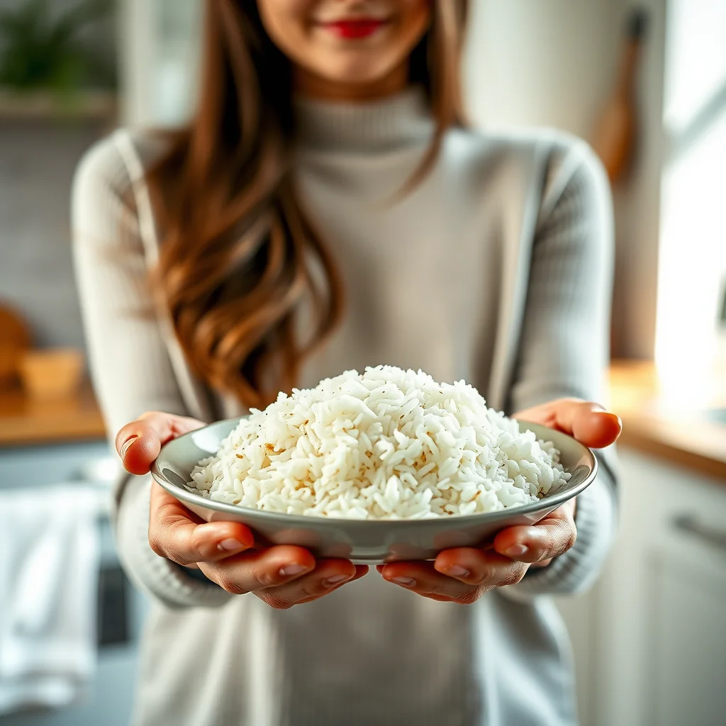 Simple No-Measure Fluffy White Rice for Vegetarians – vegetarian recipe