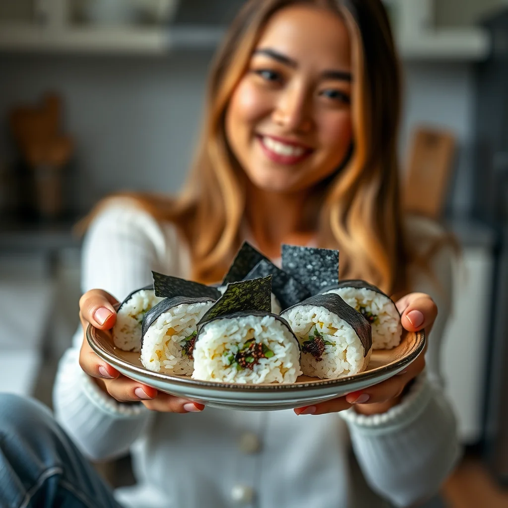 Vegetarian Onigiri (Japanese Rice Balls) – vegetarian recipe