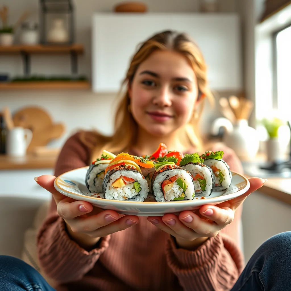 Easy Homemade Vegetarian Nigiri – vegetarian recipe