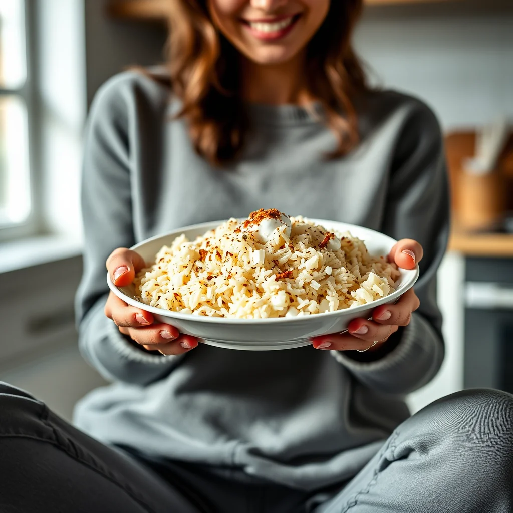 Stuck-Pot Rice with Yogurt and Spices (Tahdig-Style) – vegetarian recipe