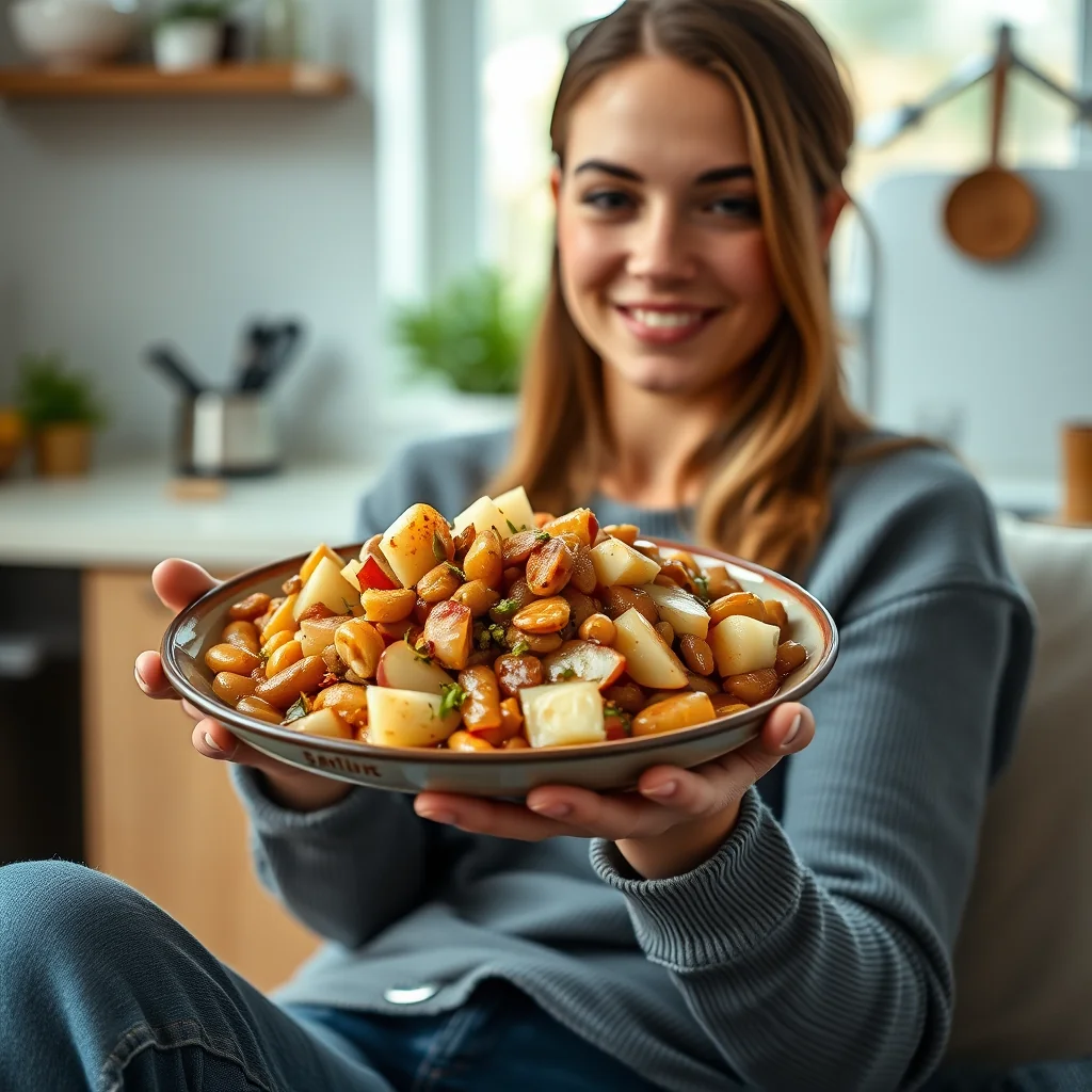 Kidney Beans with Apples and Sherry – vegetarian recipe
