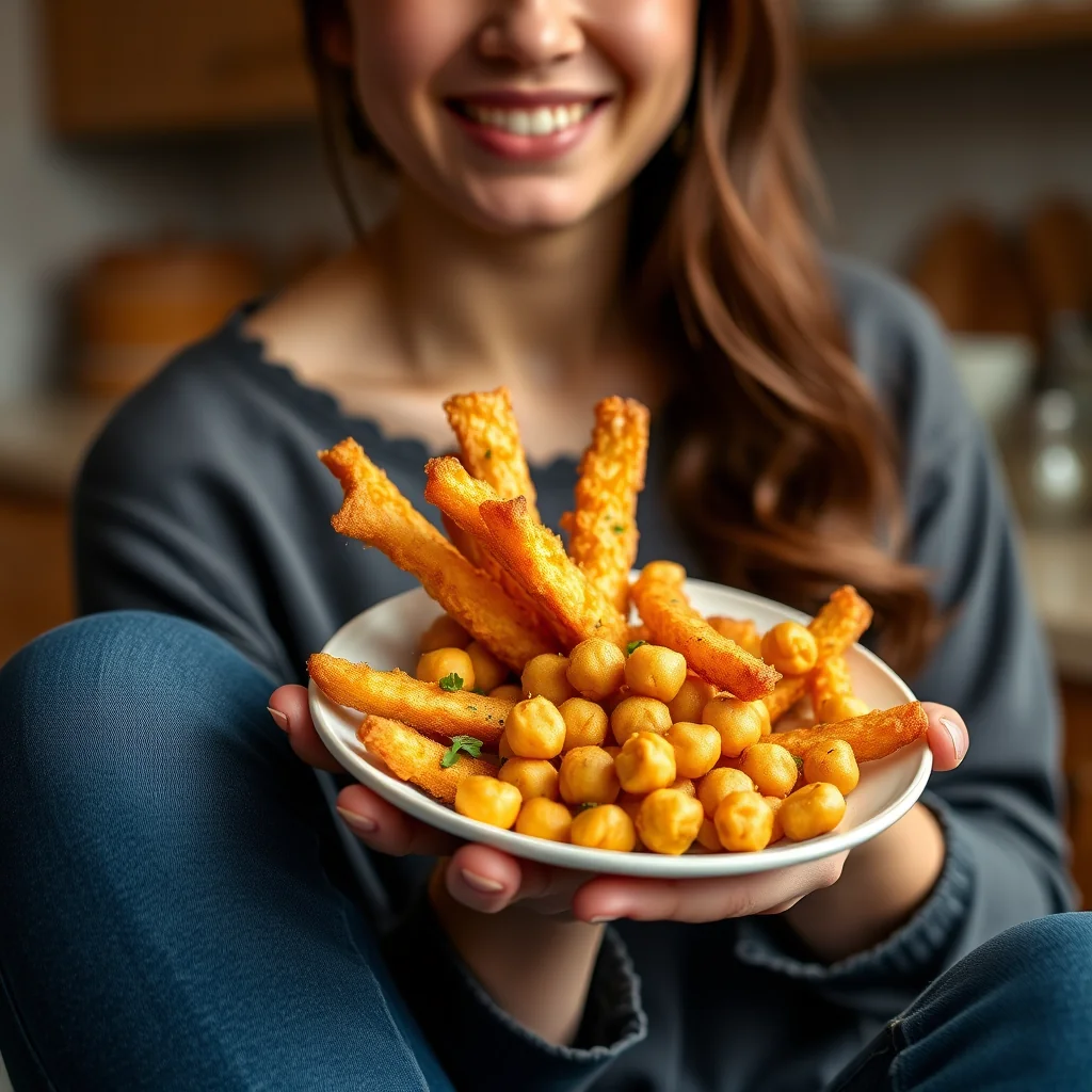 The Crispiest, Creamiest, Dreamiest Snack: Meet Chickpea Fri – vegetarian recipe