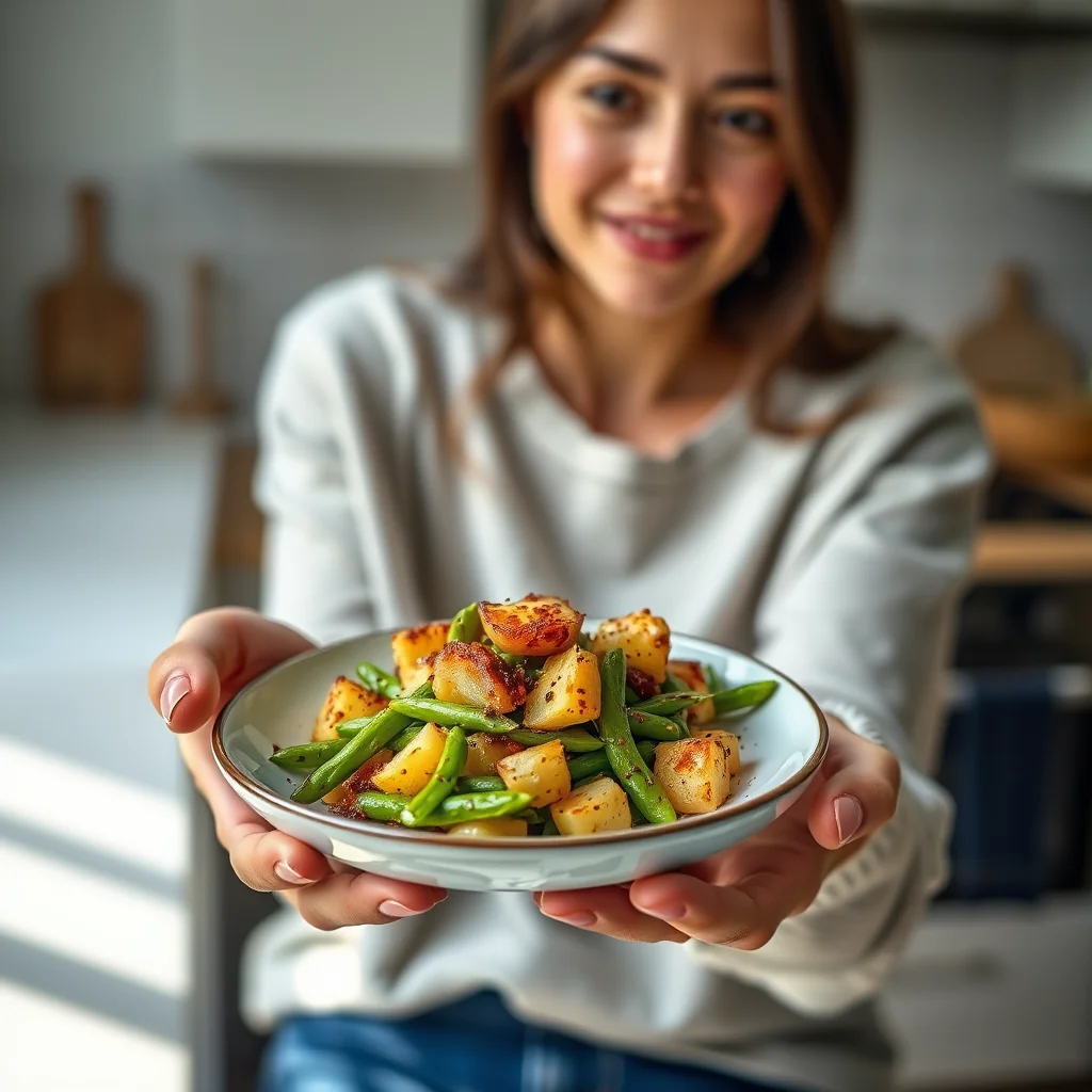 Smashed Edamame and Potatoes with Miso – vegetarian recipe
