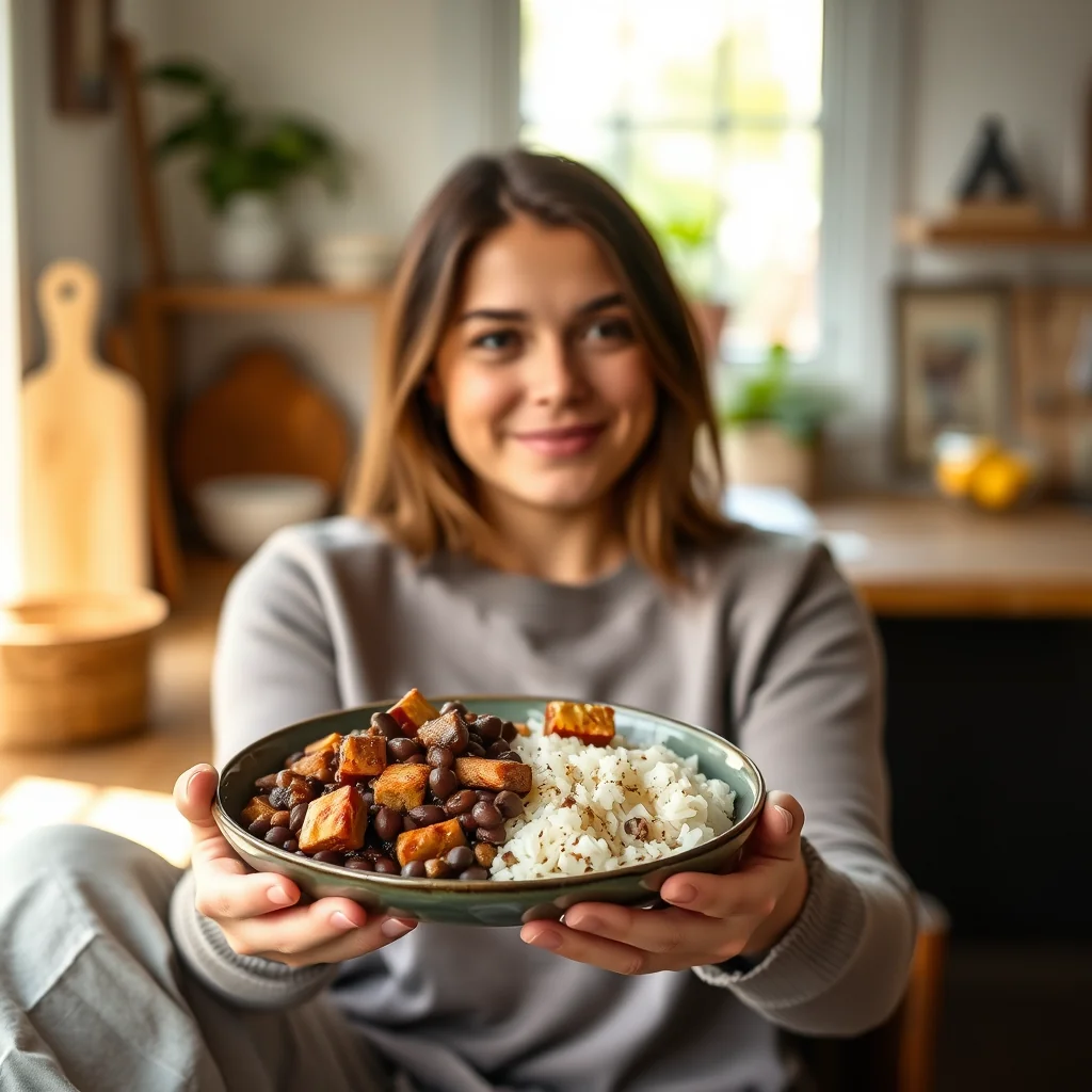 Smoky Black-Eyed Peas and Rice with Smoked Tofu – vegetarian recipe