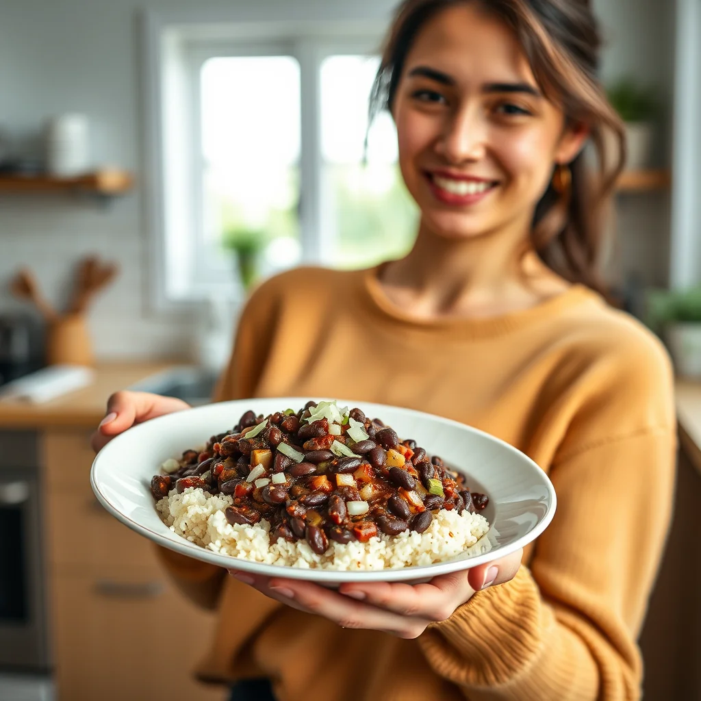 Espresso Black Bean Chili – vegetarian recipe