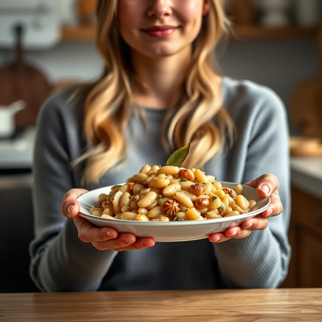 Classic French-Style Creamy Flageolet Beans – vegetarian recipe