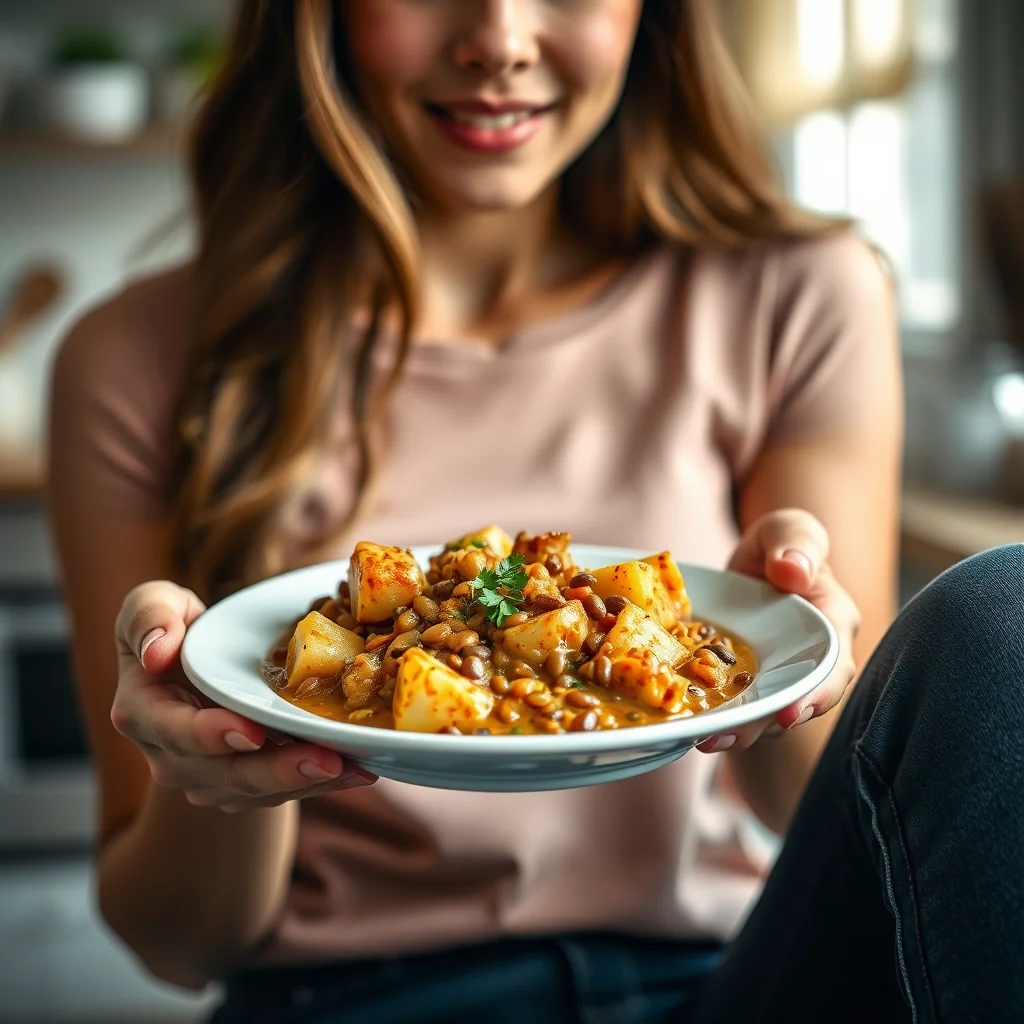 Creamy Lentil and Potato Curry – vegetarian recipe
