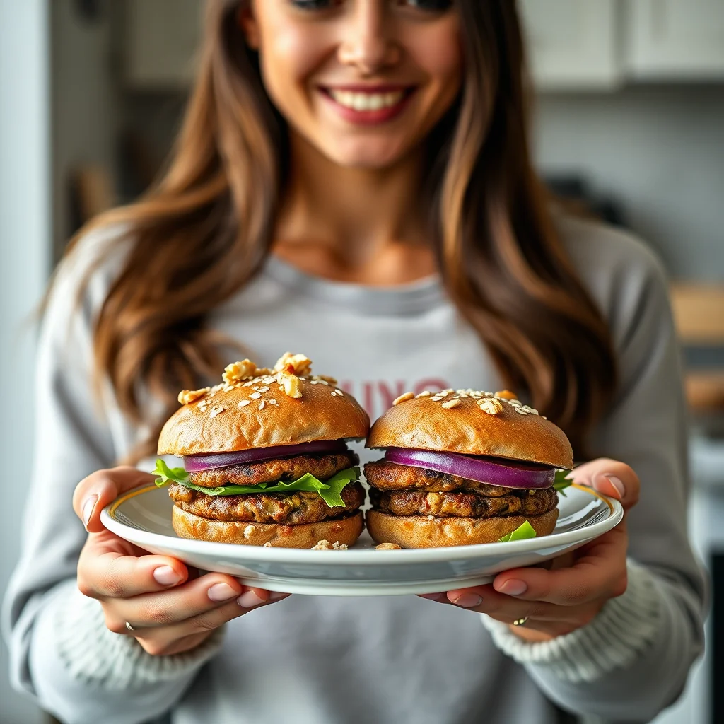 Fast Nut Burgers – vegetarian recipe