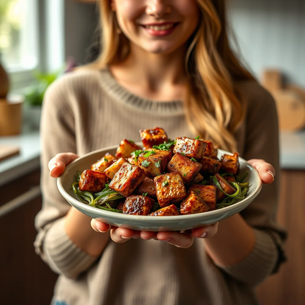 20-Minute Crispy Tempeh Ma Po Tofu (Vegetarian) – vegetarian recipe