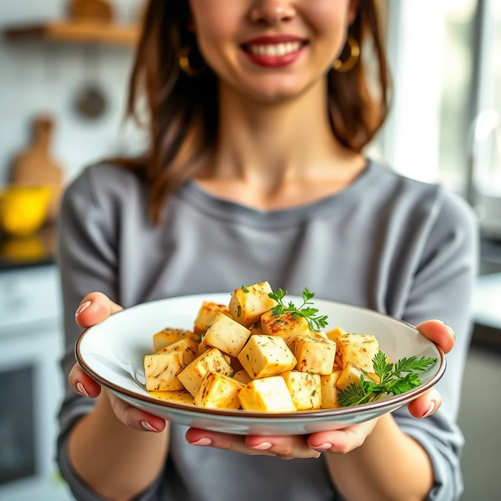 Perfect Lemon-Garlic Marinated Tofu – vegetarian recipe