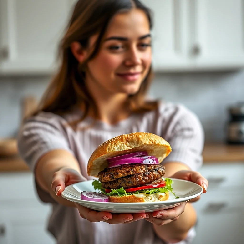 Sunshine on a Bun: The Perfect Midsummer Veggie Burger – vegetarian recipe