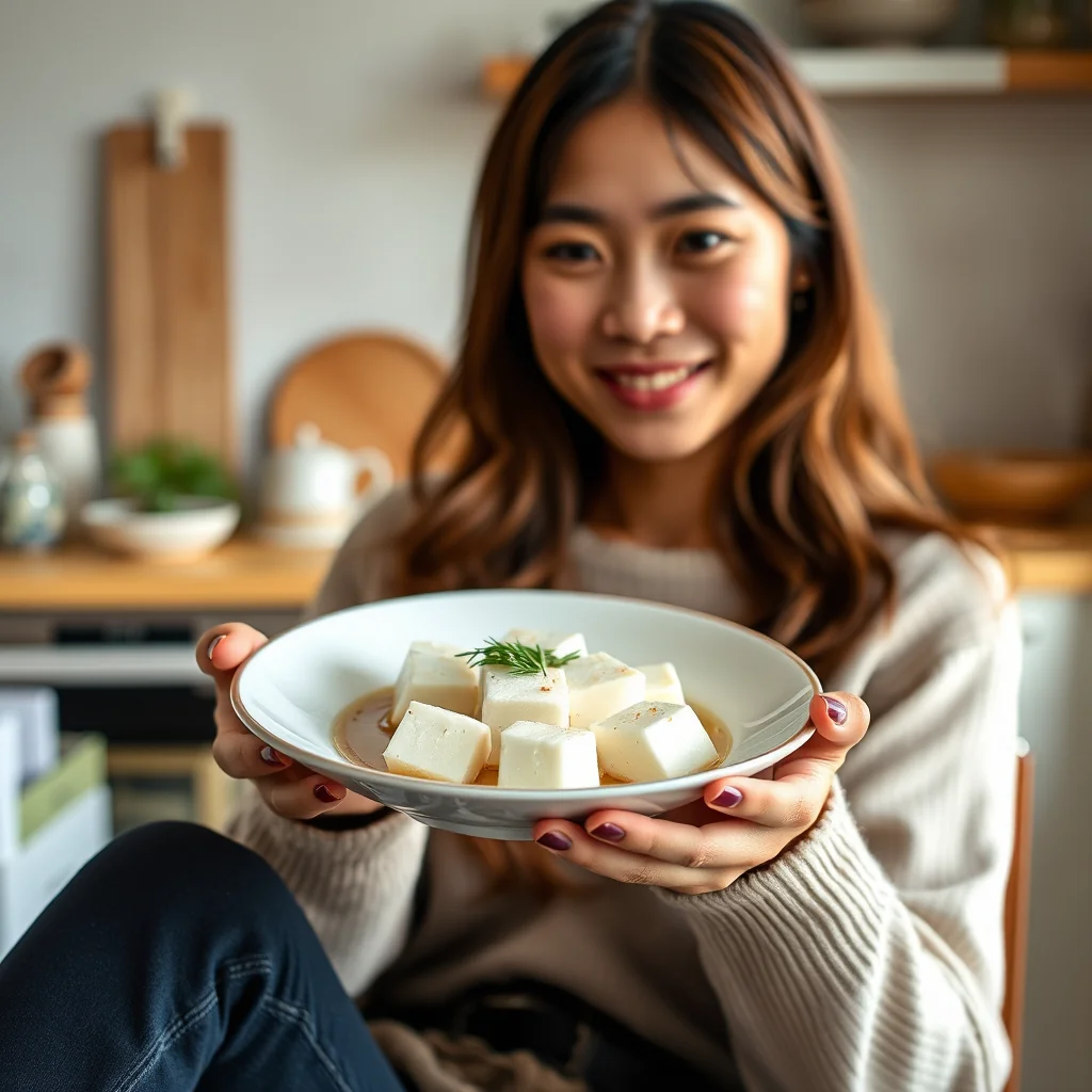Simple Poached Tofu (Kyoto Style) – vegetarian recipe