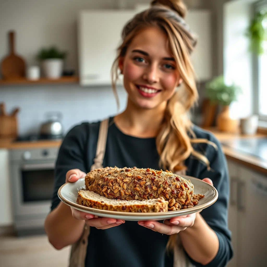 Versatile Seitan and Lentil Loaf – vegetarian recipe