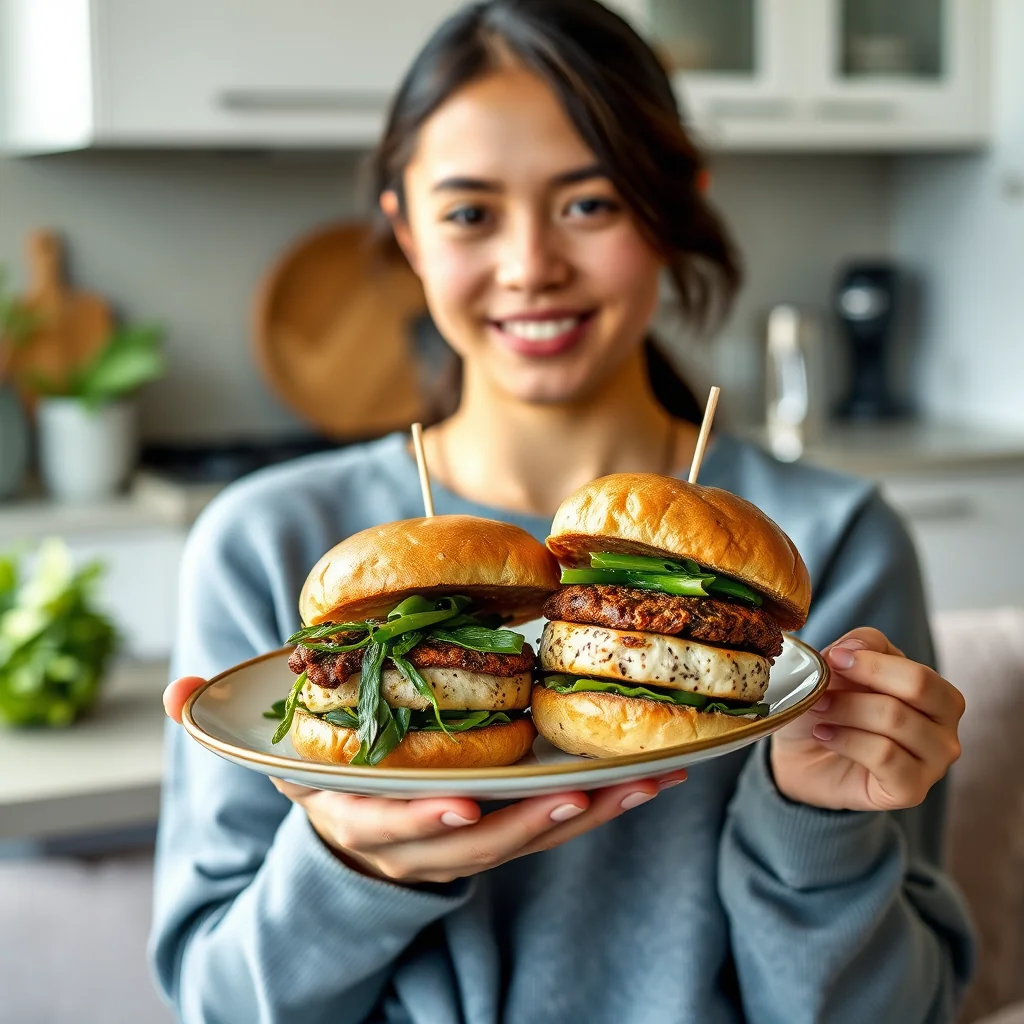 Asian-Style Tofu Burgers – vegetarian recipe