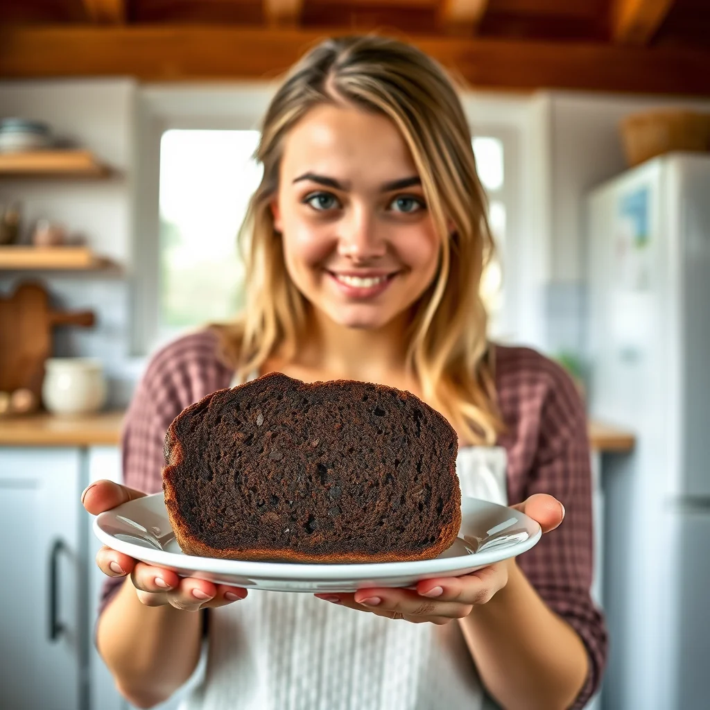 Simple Russian-Style Black Bread – vegetarian recipe