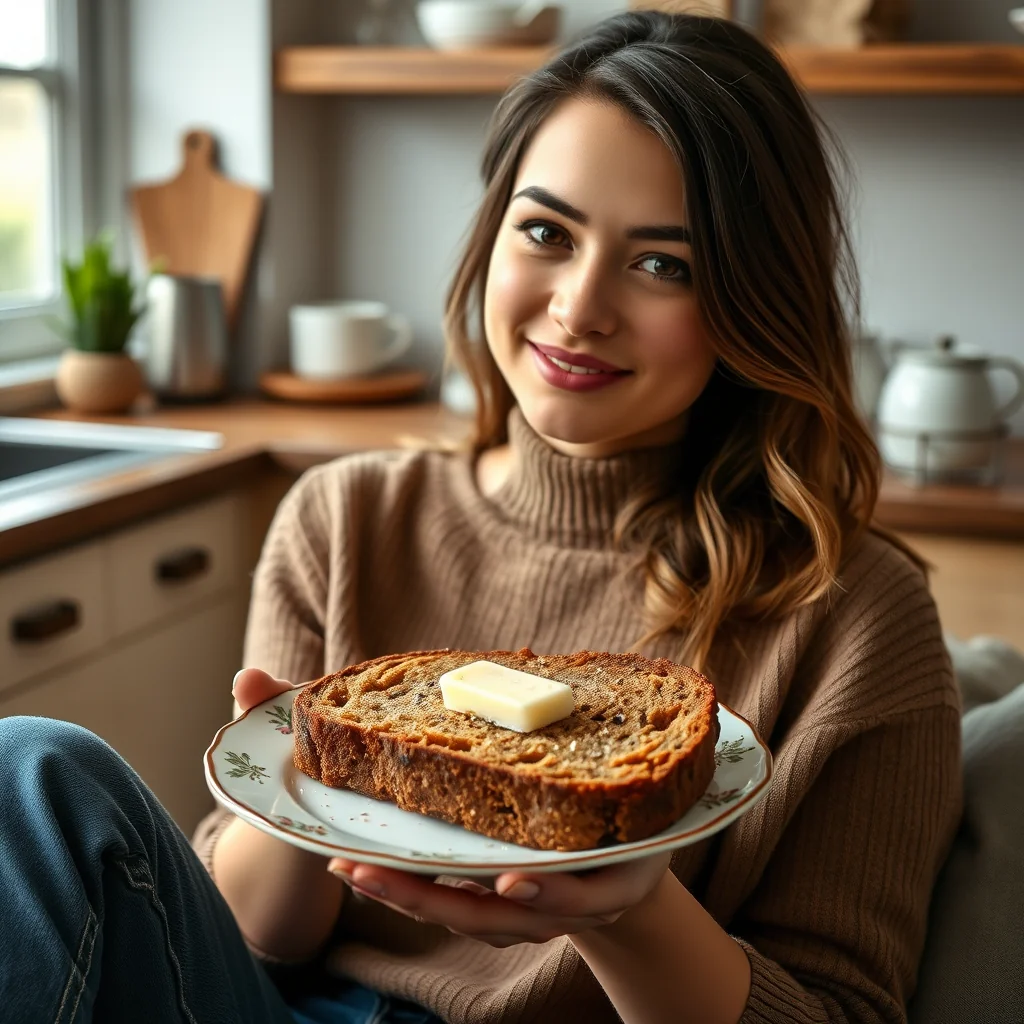 Baked Boston Brown Bread – vegetarian recipe