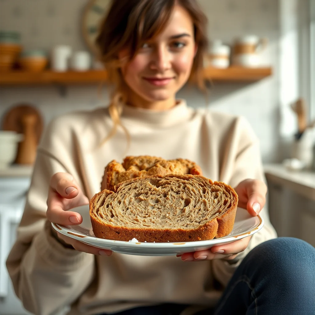 Quick Whole Wheat and Molasses Bread – vegetarian recipe