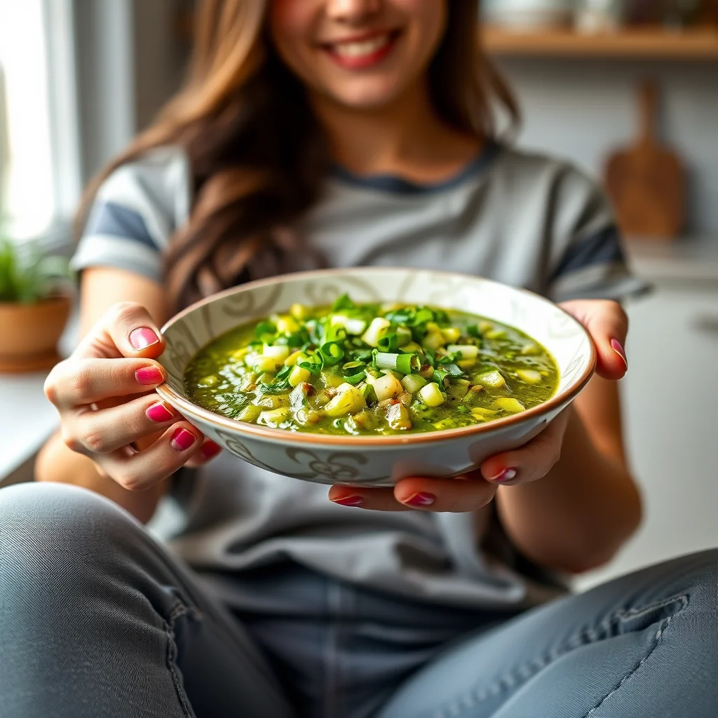 Pico de Verde (Fresh Tomatillo Salsa) – vegetarian recipe