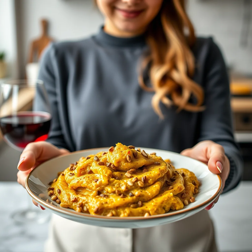 Homemade Vibrant Grainy Mustard – vegetarian recipe