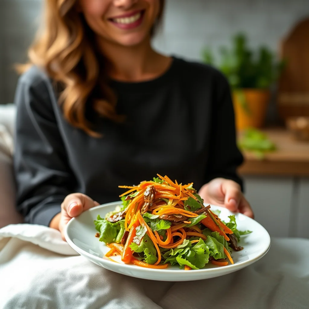 The Only Salad Dressing Youll Ever Need: Carrot Ginger Miso – vegetarian recipe