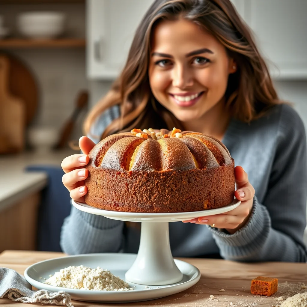 Rustic Cornmeal Pound Cake – vegetarian recipe