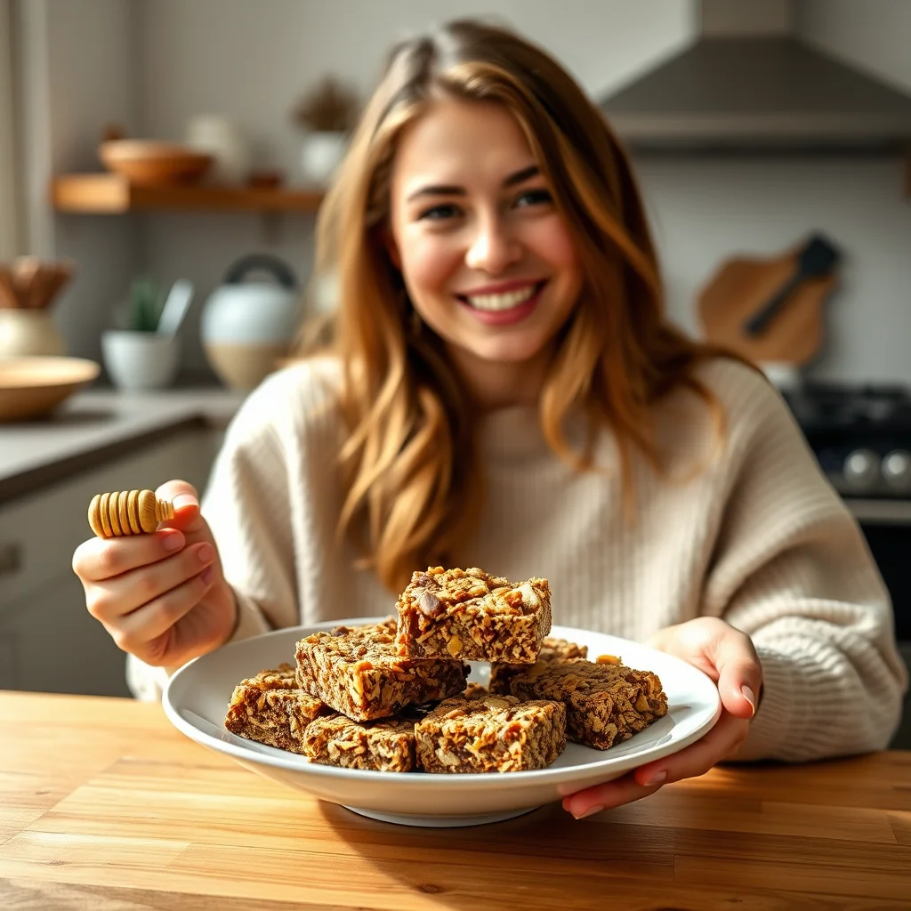 Easy Homemade No-Bake Granola Squares – vegetarian recipe