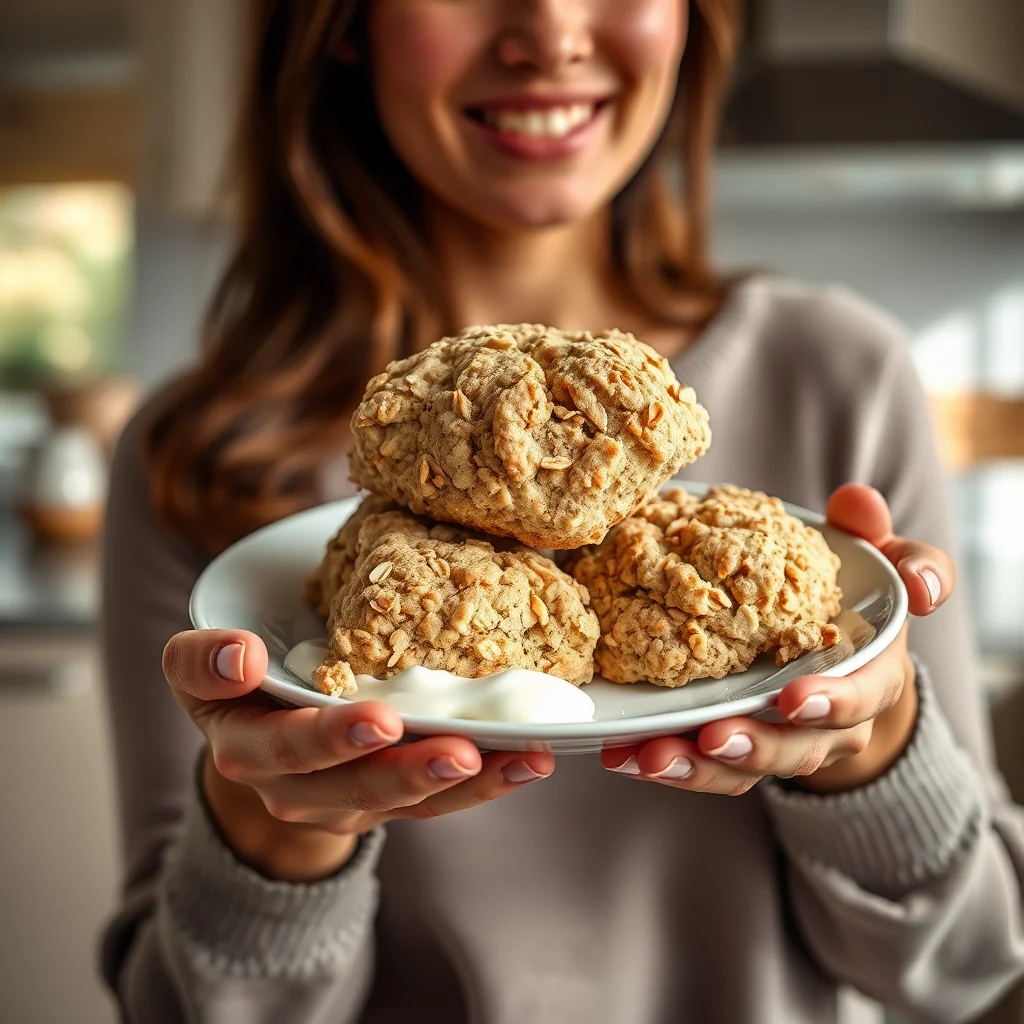Hearty Oatmeal Scones – vegetarian recipe