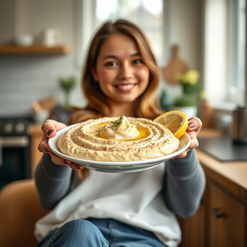 Ridiculously Creamy Homemade Hummus – vegetarian recipe