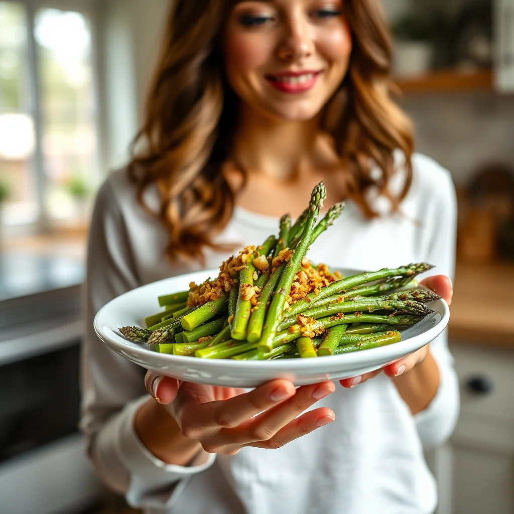 Foolproof Tender Asparagus with Vinaigrette – vegetarian recipe