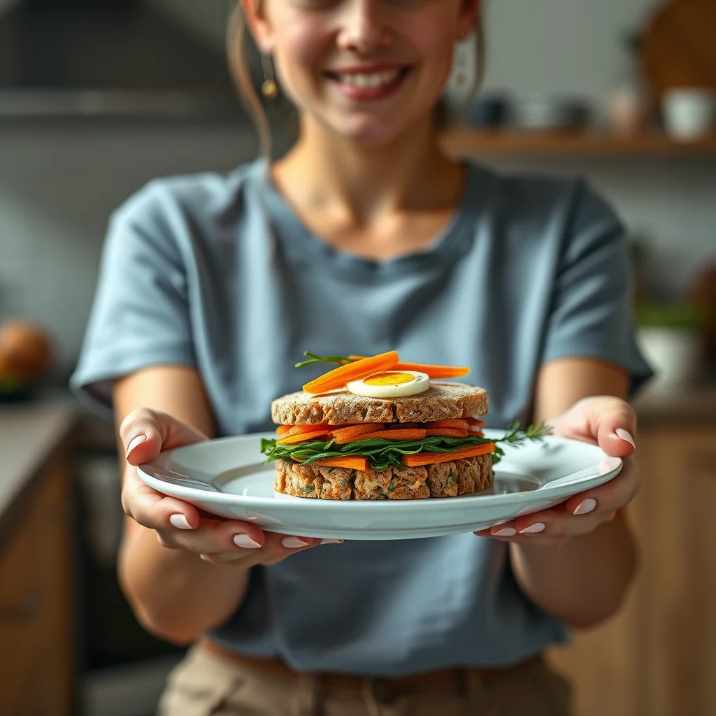 Stunning Layered Vegetable Pâté with Herb Mayonnaise – vegetarian recipe