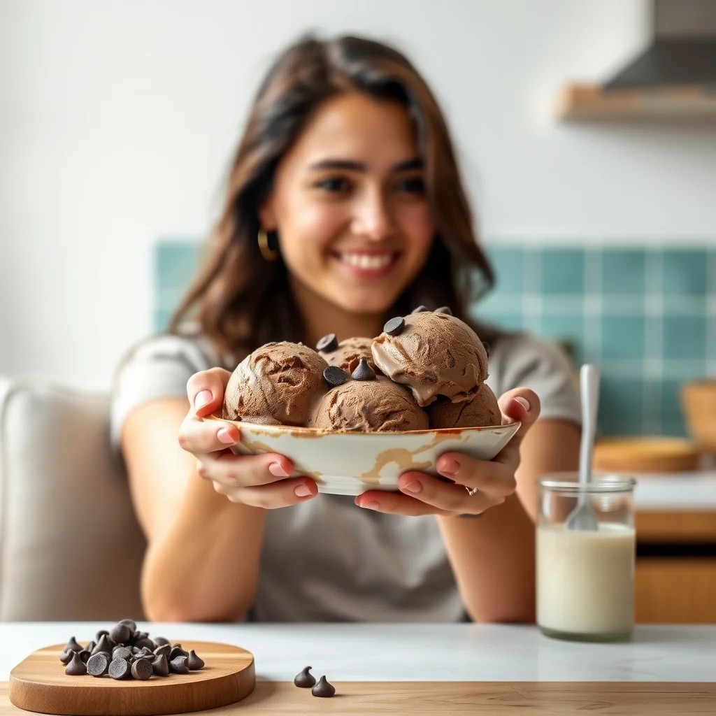 Creamy No-Churn Vegan Chocolate Mocha Ice Cream – vegetarian recipe