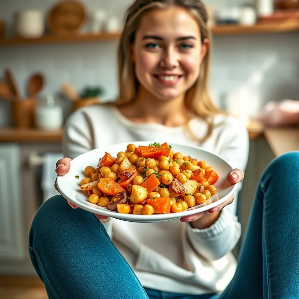 Chickpea, Parsnip, and Carrot Bake – vegetarian recipe