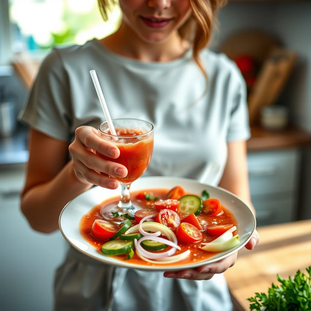 The Ultimate Summer Refresher: Classic Chilled Gazpacho – vegetarian recipe