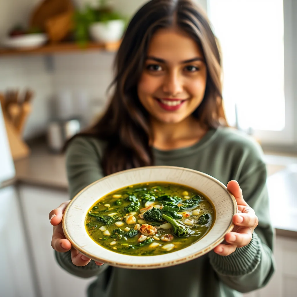 Vegetarian Caldo Verde (Portuguese Kale Soup) – vegetarian recipe