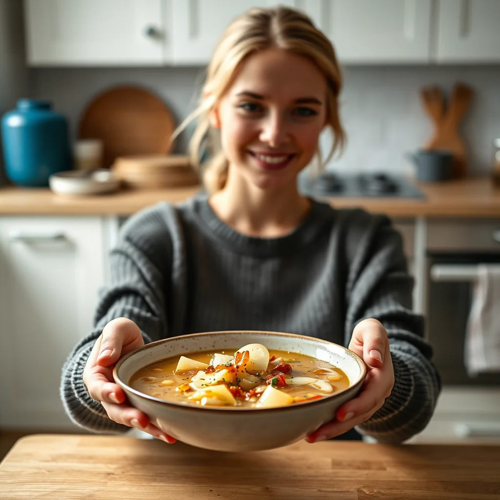 Vegetarian French Onion-Style Cabbage Soup – vegetarian recipe