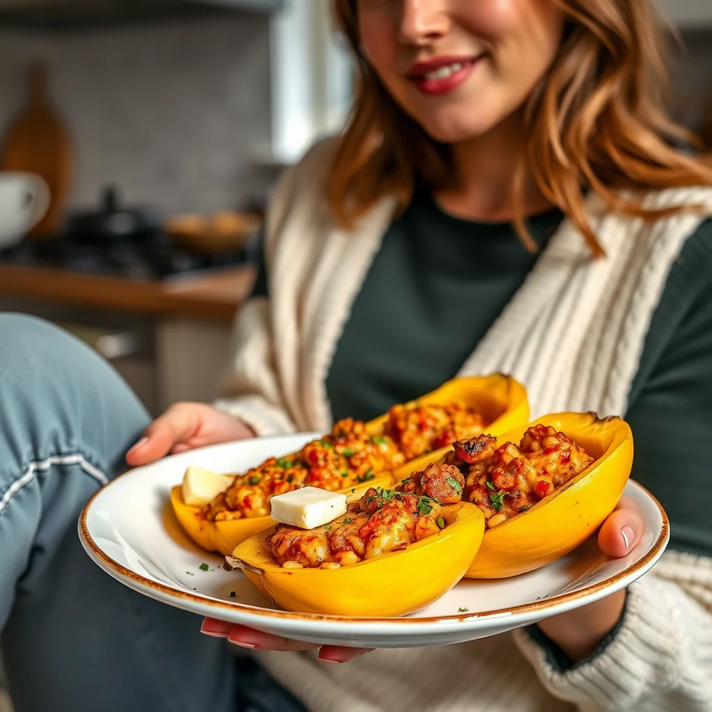 Mexican Stuffed Squash Boats – vegetarian recipe