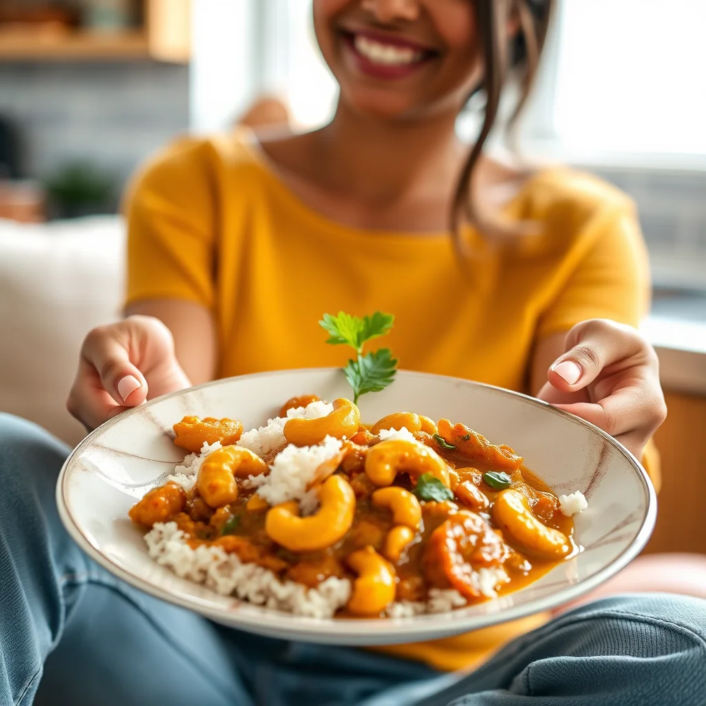 Kaju Maluwa (Sri Lankan Cashew Curry) – vegetarian recipe