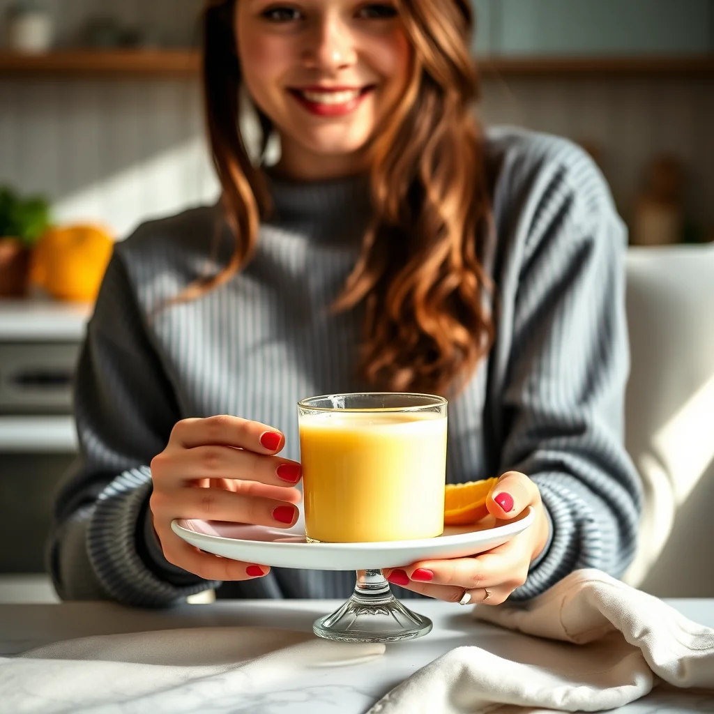 Orange Honey Lassi: A Sunny Twist on a Classic Indian Drink – vegetarian recipe