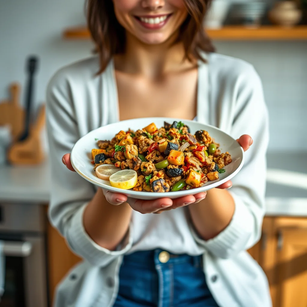 A Perfect Weeknight Dinner: Tempeh & Veggie Skillet! – vegetarian recipe