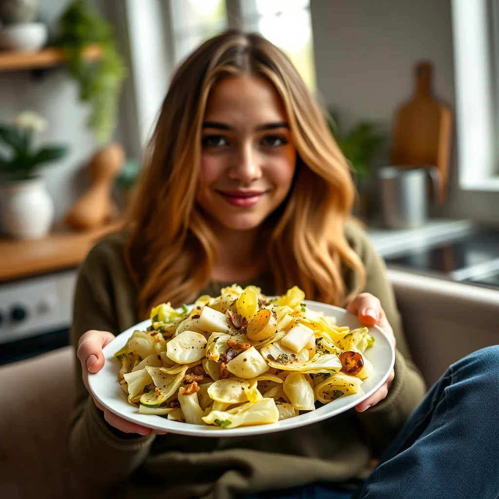 Simple Sautéed Cabbage with Fennel Seed – vegetarian recipe