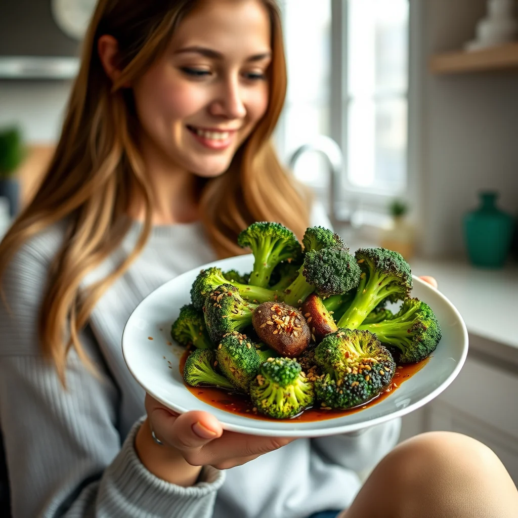Quick Sesame Broccoli with Tamari – vegetarian recipe