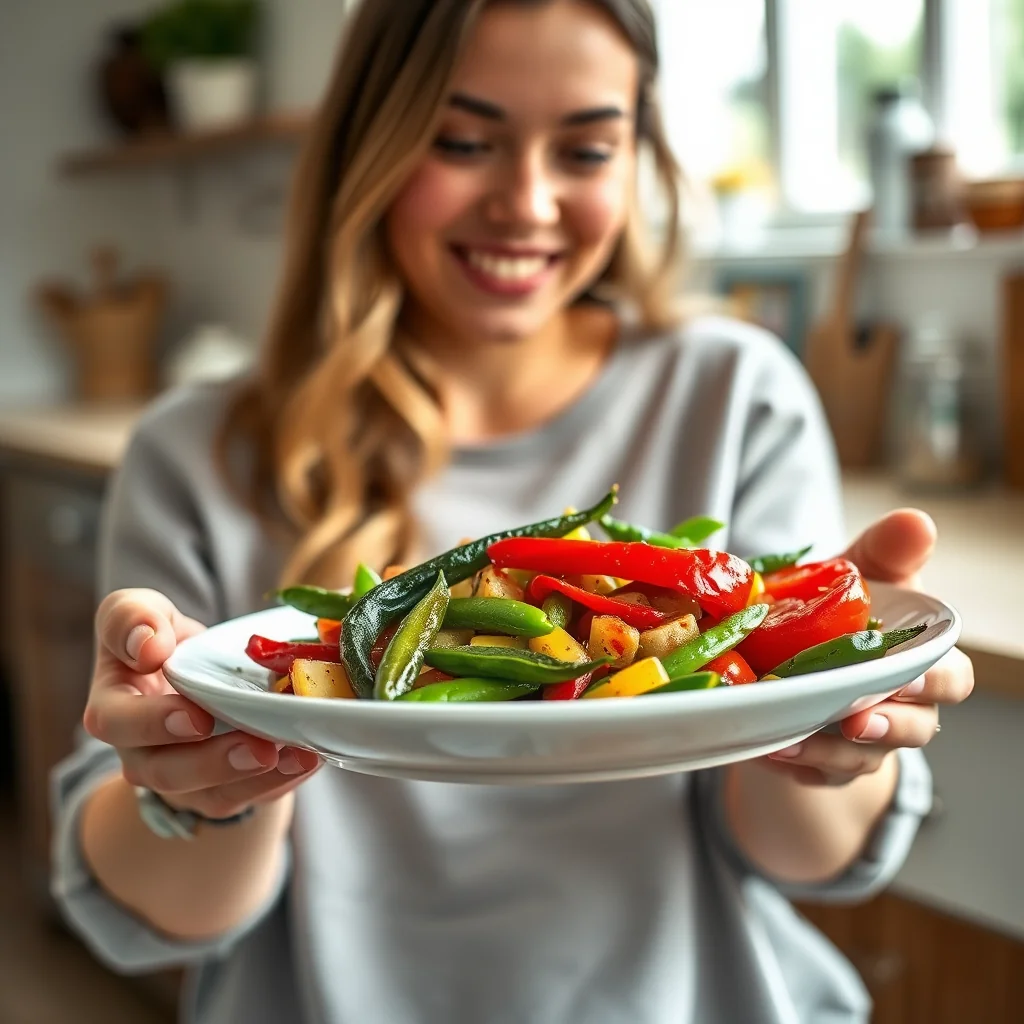Zesty Lemon Soy Sauté – vegetarian recipe