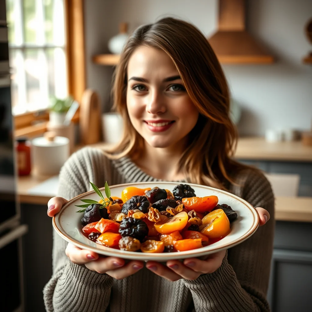 Elegant Brandied Fruit Compote – vegetarian recipe