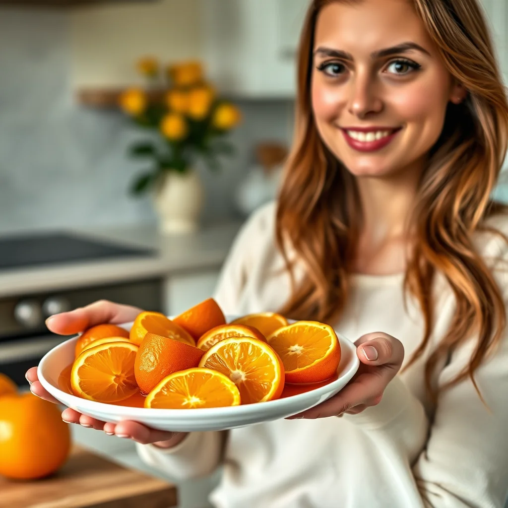 Marinated Oranges in Grand Marnier Sauce – vegetarian recipe