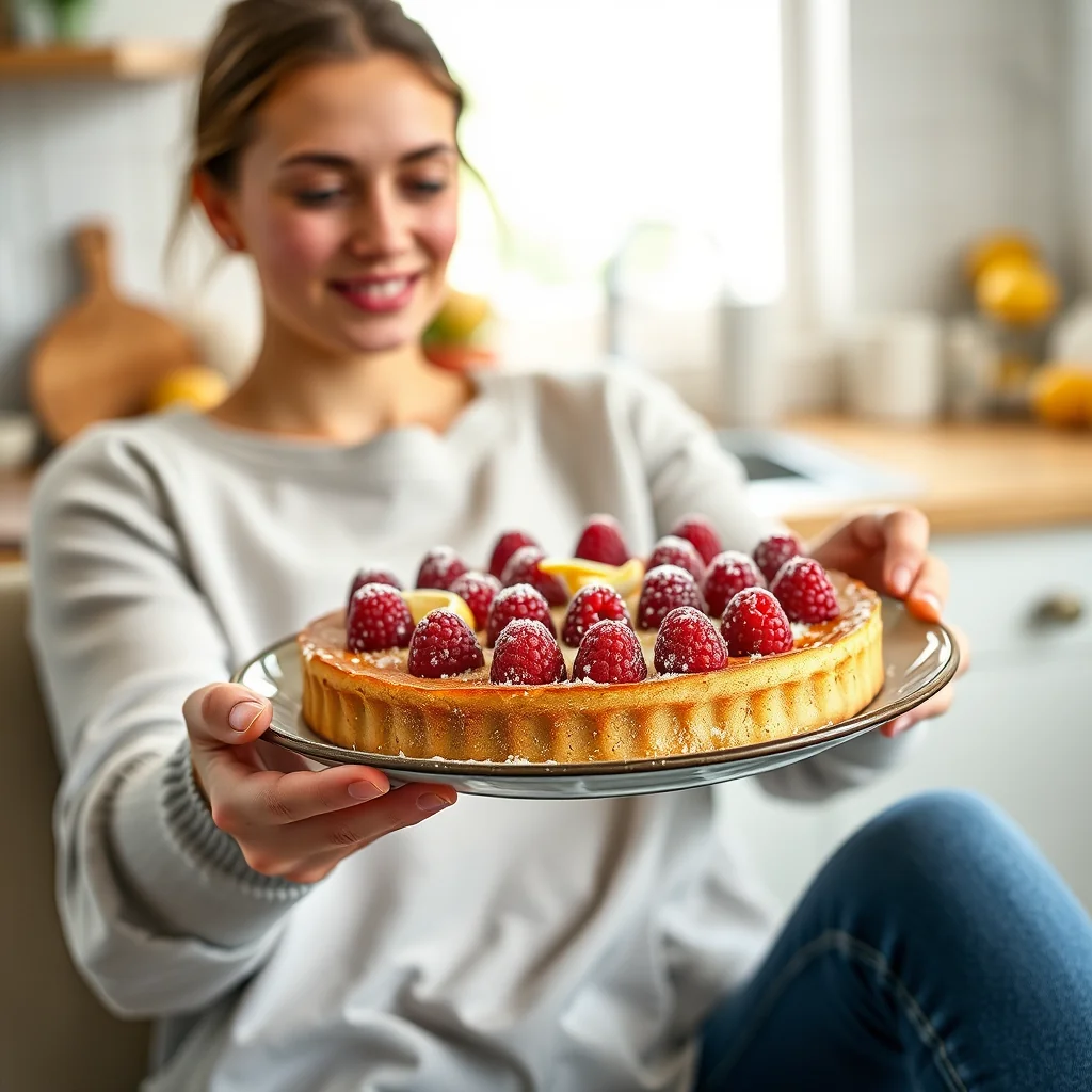 Stunning Raspberry Almond Linzer Torte – vegetarian recipe
