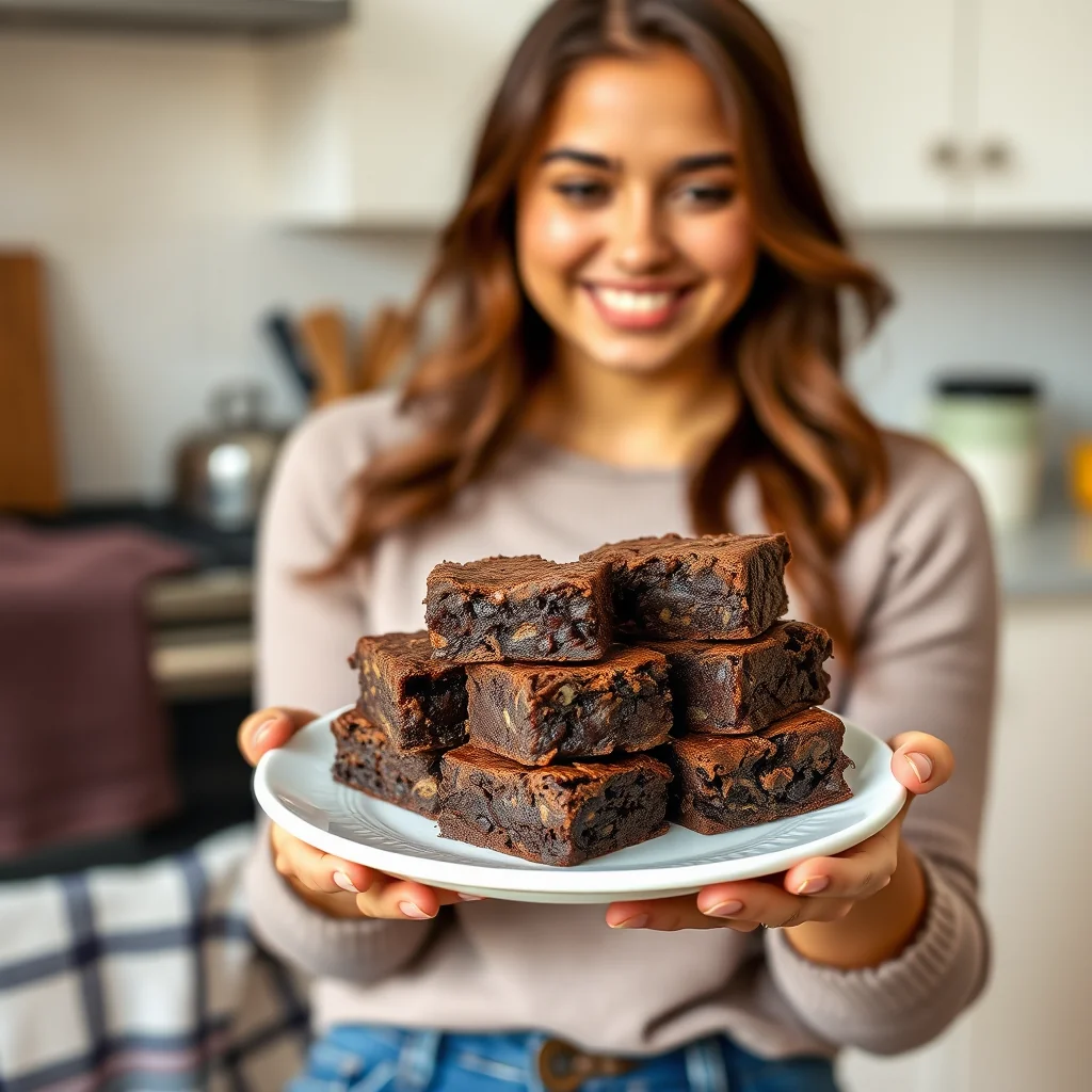 The Ultimate Chewy Chocolate Brownies – vegetarian recipe