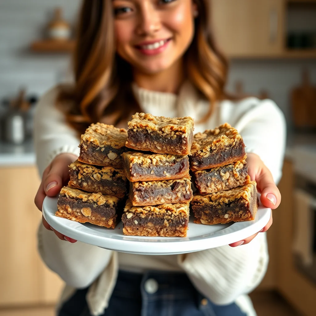 The Ultimate Chewy Chocolate Oatmeal Bars – vegetarian recipe