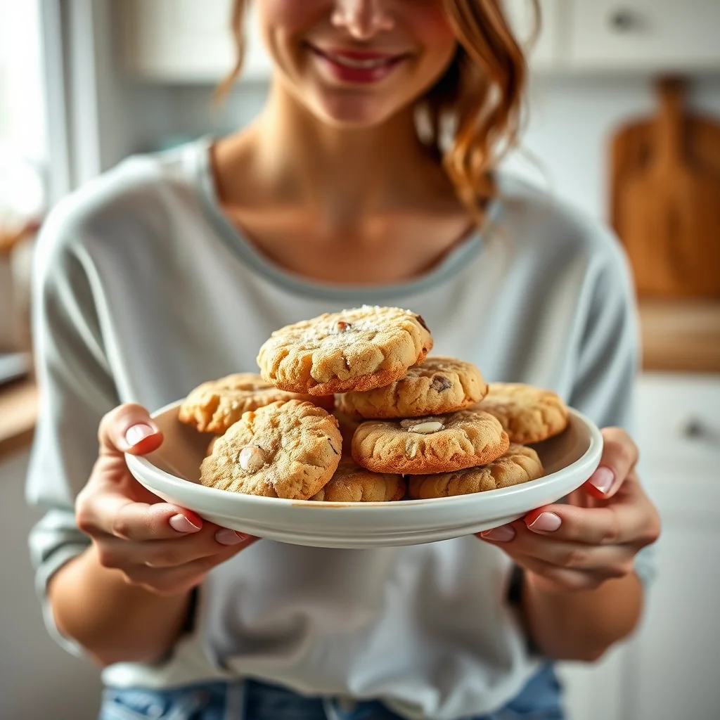 Buttery Almond Slice-and-Bake Cookies – vegetarian recipe